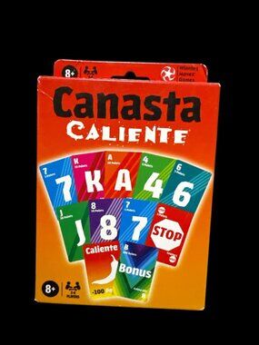Canasta Caliente Card Game Family Game 2-6 Players New Sealed Classic Retro Fun